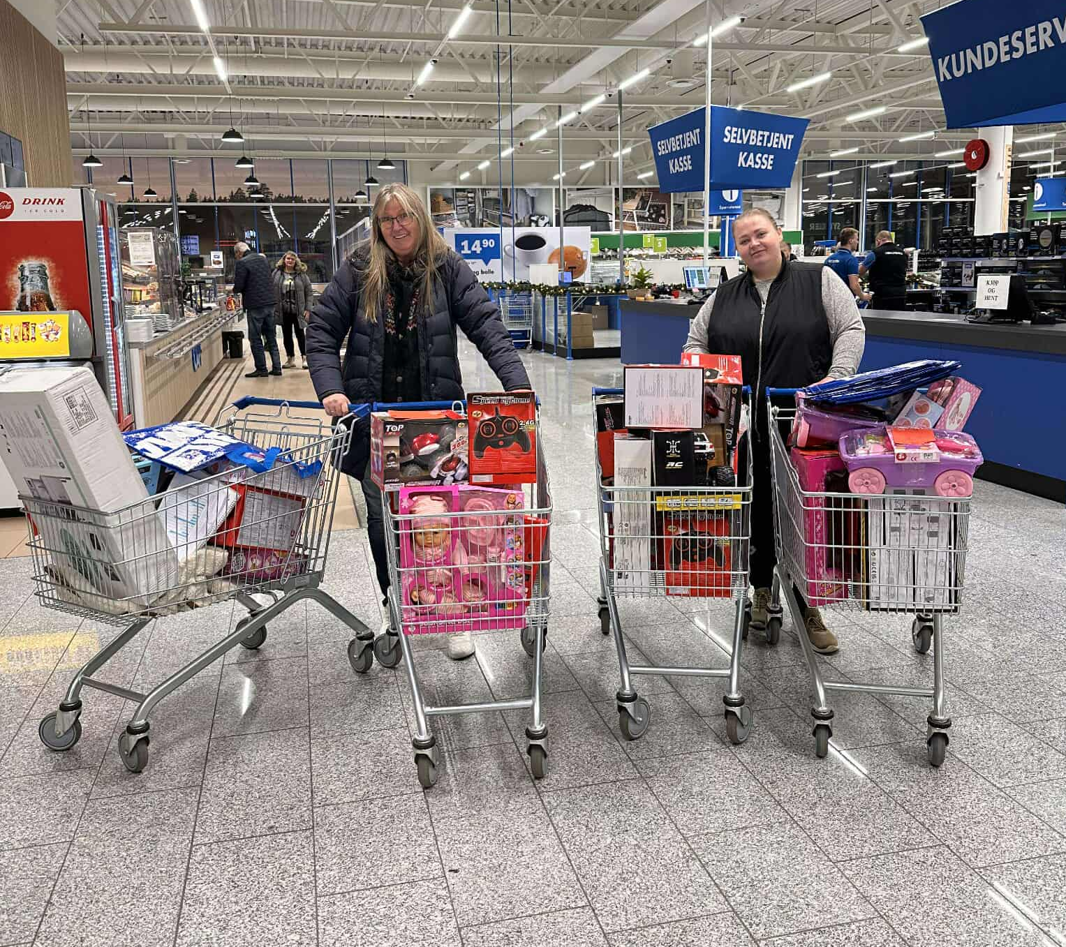 bilde av julegave shopping